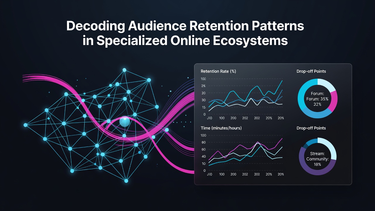 Decoding Audience Retention Patterns in Specialized Online Ecosystems