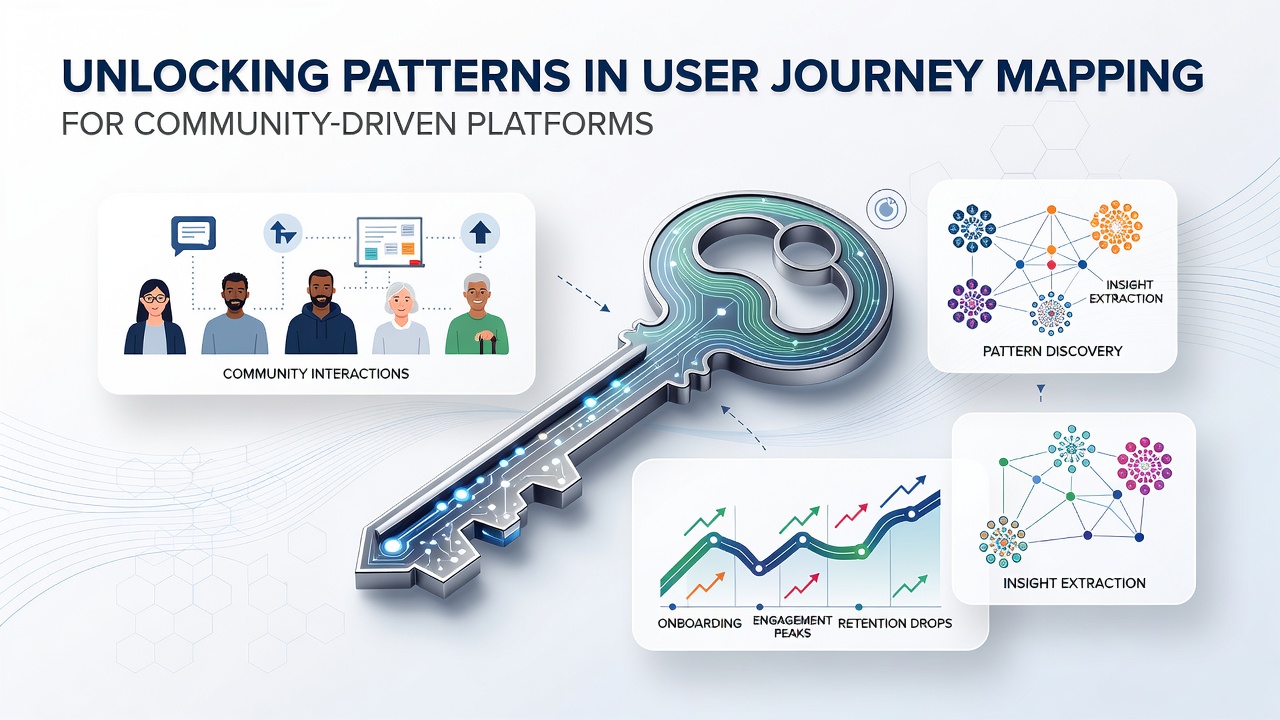 Unlocking Patterns in User Journey Mapping for Community-Driven Platforms